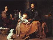 Bartolome Esteban Murillo The Holy Family  dfffg oil painting on canvas